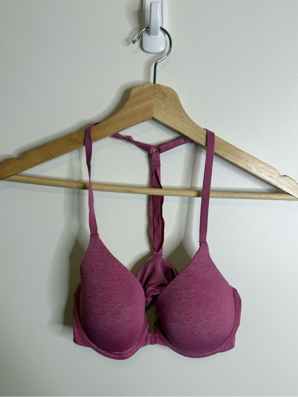 Victoria’s Secret Size 32C Racerback Semi Demi Bra pink